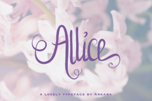 Allice: A Romantic Handwritten Font for Editorial Design