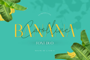 Banana Carolline Duo: A Premium Font for Small Business