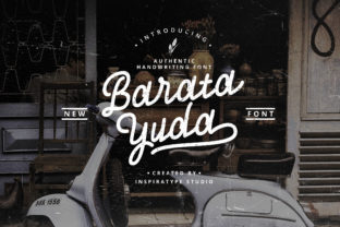 Baratayuda: A Bold Handwritten Font for Campaigns