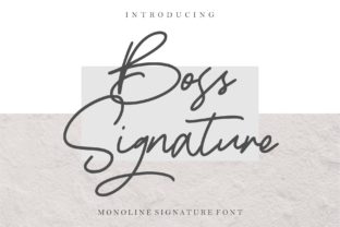 Boss: The Authentic Handwritten Font for Makers