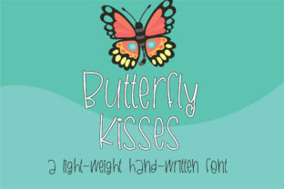 Butterfly Kisses: A Handwritten Font for Web Design
