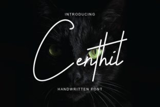 Centhil: A Sophisticated Script Font for Editorial Design