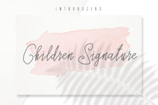 Children Signature: A Playful Typeface for Marketers