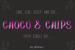 Choco Chips: A Playful Script Font for Web Design