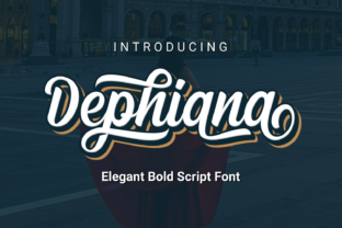 Dephiana: A Romantic Script Font for Web Design