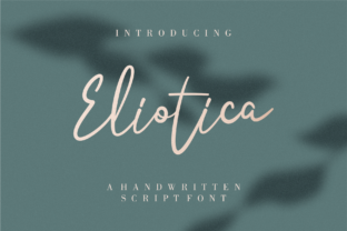 Eliotica: A Contemporary Handwritten Font for Branding