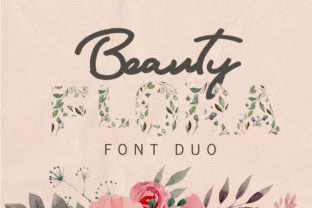 Flora Duo: A Nature-Inspired Script Font for Makers