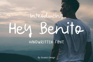 Hey Benito: A Handwritten Font for Editorial Design
