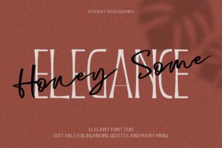 Honeysome Duo: A Modern Font for Small Business Branding