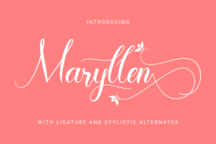Maryllen: A Modern Calligraphy Font for Web Design
