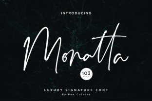 Monatta: A Bold Handwritten Font for Crafters