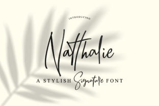 Natthalie: A Handwritten Font for Small Business Branding