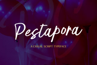 Pestapora: A Cheerful Handwritten Font for Small Business Branding