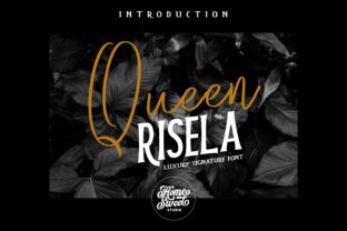 Queen Risela: A Bold Handwritten Font for Web Design