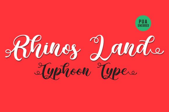Rhinos Land: A Handwritten Font for Authentic Branding