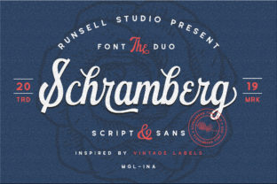 Schramberg: A Vintage Handwritten Font for Editors