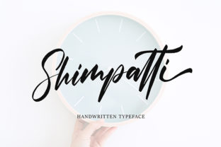 Shimpatti: A Retro Script Font for Crafters