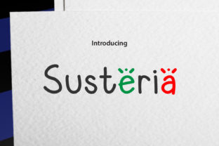 Susteria: A Playful Handwritten Font for Small Business
