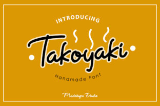 Takoyaki: A Bold Script Font for Modern Web Design