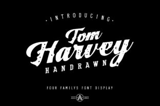 Tom Harvey: A Bold Handwritten Font for Web Design