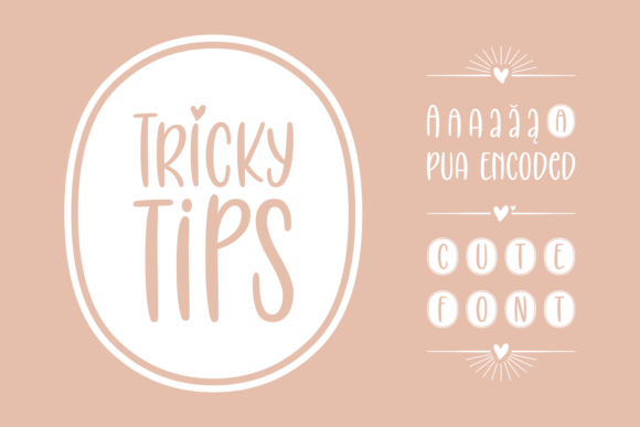 Tricky Tips: A Whimsical Handwritten Font for Branding