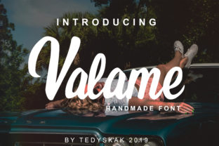 Valame: A Bold Handwritten Font for Modern Brands